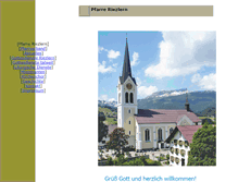 Tablet Screenshot of pfarre-riezlern.de